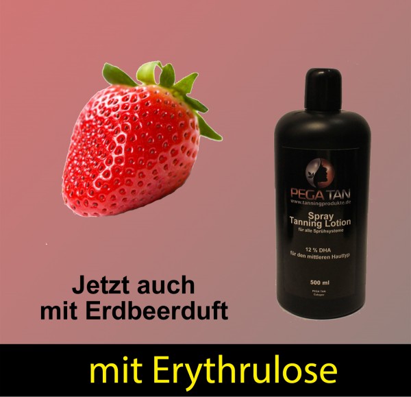 Direktbräuner Lotion mit Erdbeerduft und Erythrulose 12% DHA 500 ml