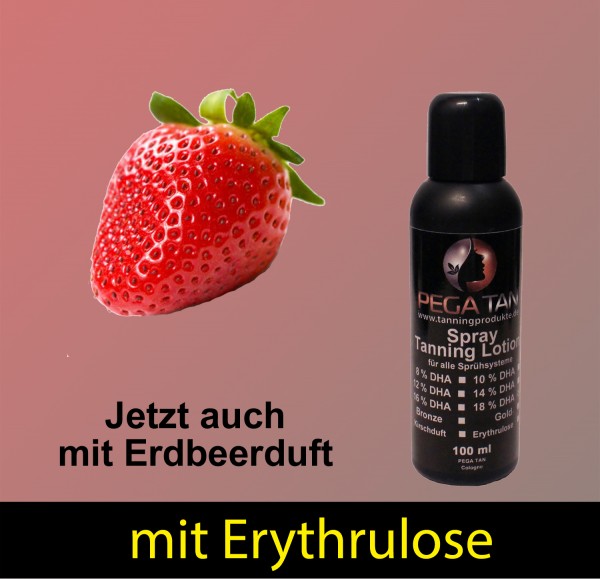 Direktbräuner Lotion mit Erdbeerduft und Erythrulose 18% DHA 100 ml