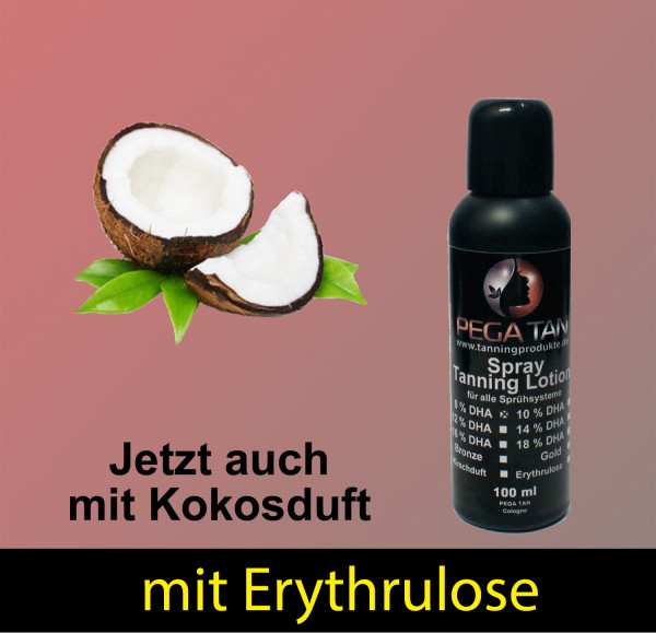 Direktbräuner Lotion mit Kokosduft und Erythrulose 8% DHA 100 ml