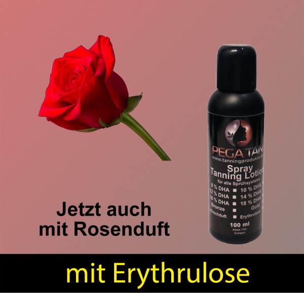 Direktbräuner Lotion mit Rosenduft und Erythrulose 14% DHA 100 ml