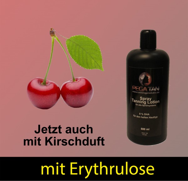 Direktbräuner Lotion mit Kirschduft und Erythrulose 8% DHA 500 ml