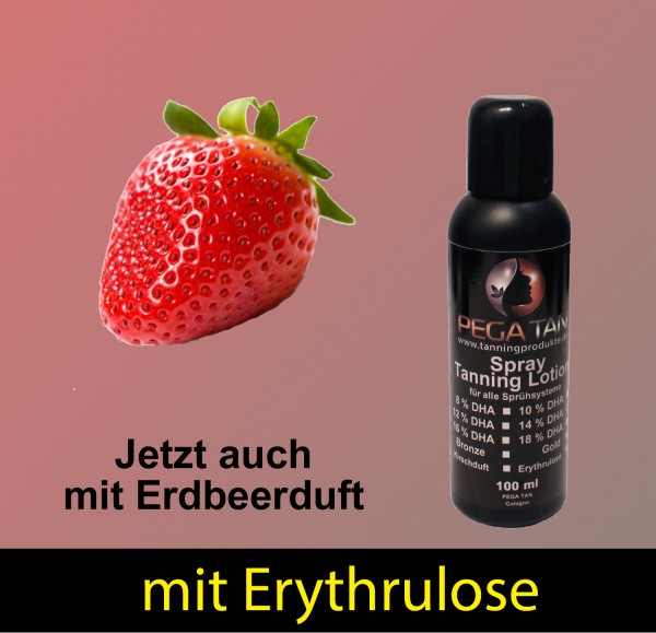 Direktbräuner Lotion mit Erdbeerduft und Erythrulose 14% DHA 100 ml