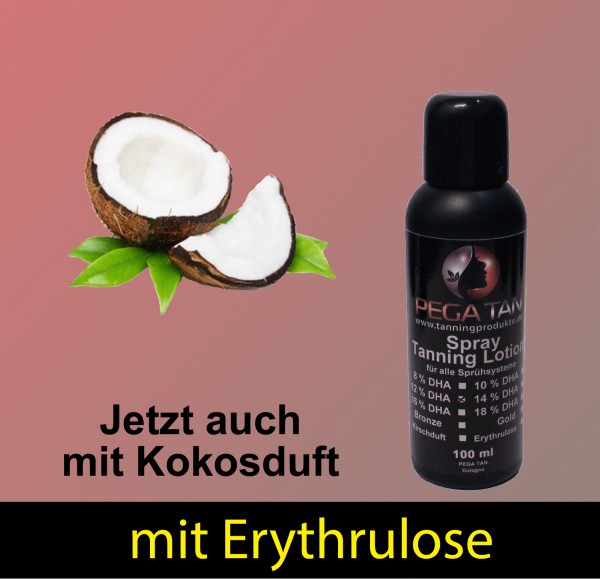 Direktbräuner Lotion mit Kokosduft und Erythrulose 12% DHA 100 ml