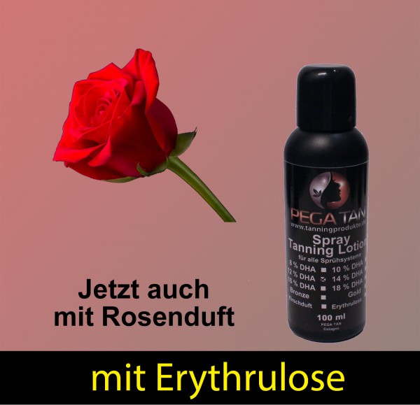 Direktbräuner Lotion mit Rosenduft und Erythrulose 12% DHA 100 ml